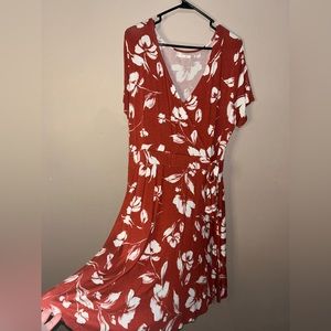 faux wrap dress